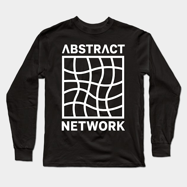 ABSTRACT NETWORK - minimalist art Long Sleeve T-Shirt by DesignCG